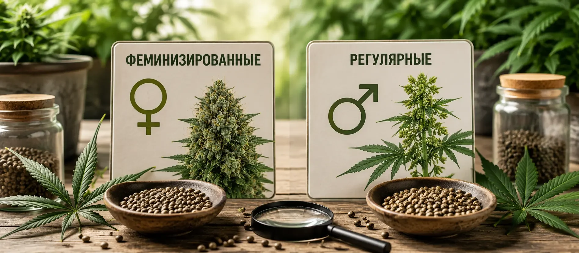 Феминизированные и регулярные семена: в чём разница и что выбрать